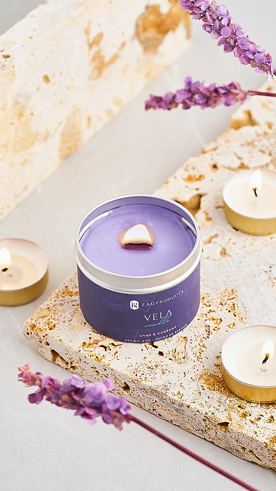 Vela Masaje Uvas&Currant