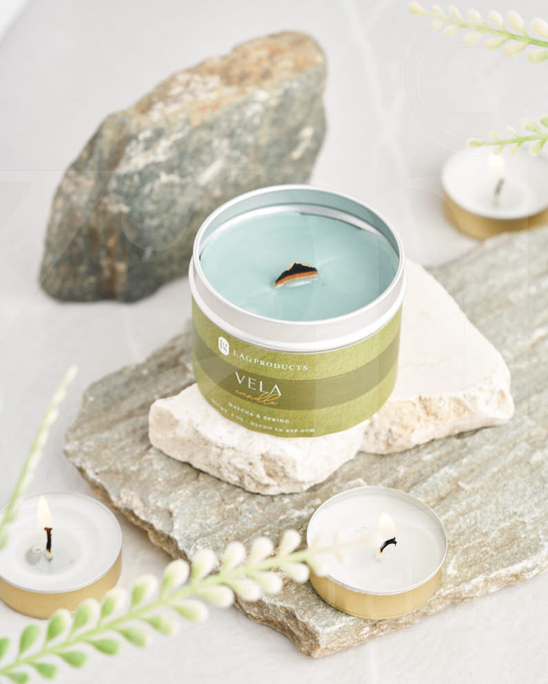 Vela Masaje Matcha&Spring