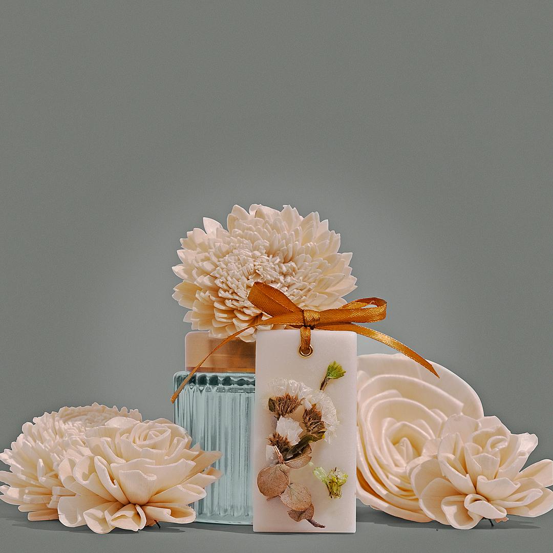 Wax Sachet Statice Eucalyptus